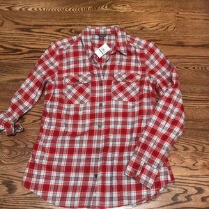 NWT Eddie Bauer flannel button down
